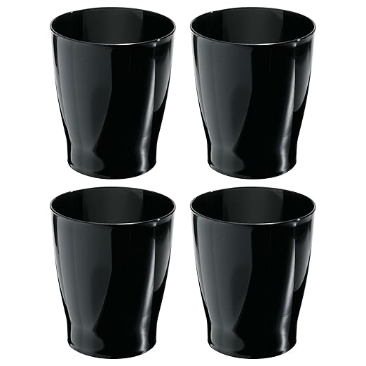 iDesign Small Round Bathroom Trash Can by iDesign