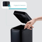 Home Zone Living 1.3 Gallon Small Bathroom Trash Can - Image 7