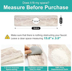 Small Diatomite Kitchen Sink Faucet Mat Water Absorbing Stone Tray Quick Drying - Image 4