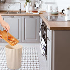 JiatuA Small Trash Can Plastic Wastebasket Round Garbage Container Bin - Image 7