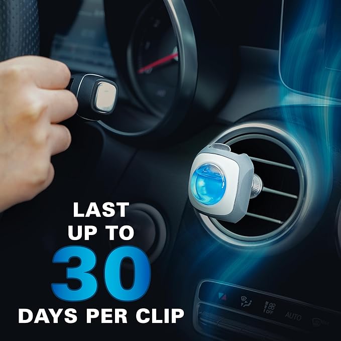 Air Jungles New Car Scent Car Air Freshener Vent Clip, Natural Essential Oil - Image 6