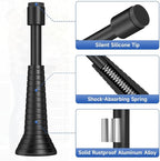 6Pcs Black Spring Door Stops, Screw in & Adhesive Door Stopper - Image 3