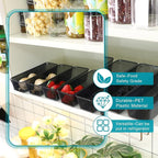 Maitys 12 Pcs Clear Drawer Organizer 9 x 3 x 2 Inches Plastic Rectangle Trays - Image 4