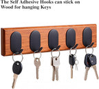 Sticky Adhesive Hooks for Hanging, Key Hooks, Stainless Steel Wall Hooks - Image 4