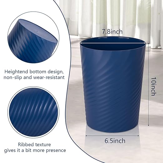 UUJOLY Bathroom Small Trash Can - Image 2