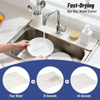 Faucet Mat for Kitchen Sink, Diatomite Stone Drying Mat & Sink Protector - Image 3