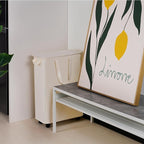 Slim Laundry Hamper with Lid and Wheels, Small Rolling Laundry Basket with - Image 7