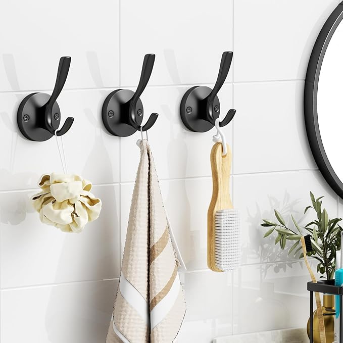 ZUONAI Black Towel Hook Black Towel Hooks - Image 9