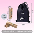 Small Clothes Pin, Mini Clothespins, Small Clothes Pins - Image 4