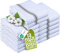 Utopia Towels Black Dish Towels 100% Ring Spun Cotton Highly Absorbent & by UTOPIATOWELS