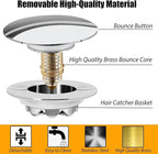 Bathtub Drain Stopper, Pop Up Tub Stopper and Cover, Bottom - Image 3