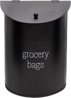 AuldHome Design Enamelware Grocery Bag Holder; Wall-Mounted Modern Farmhouse by AuldHomeDesign