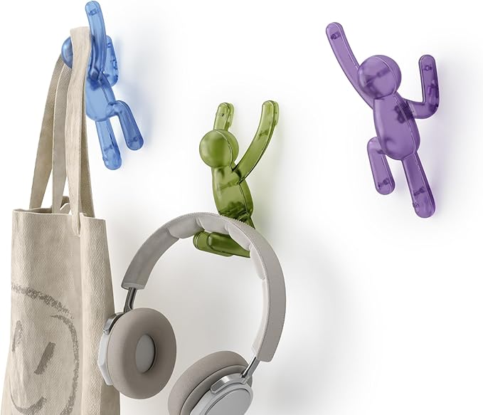 Umbra Buddy Wall Hooks – Decorative Wall Mounted Coat Hooks by Umbra