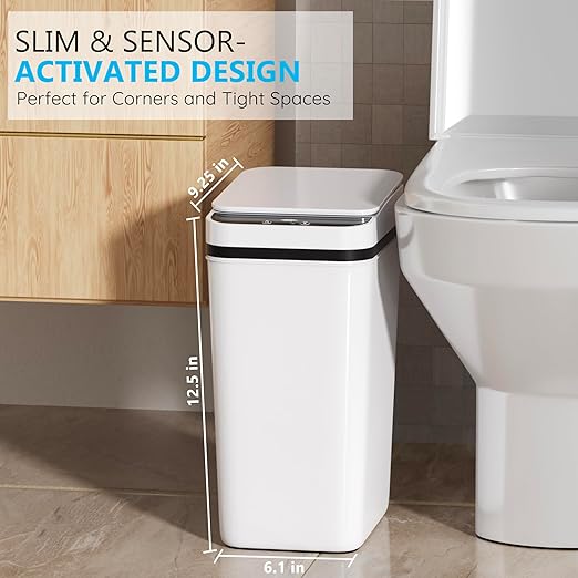 3Pack Bathroom Small Trash Can - Image 3