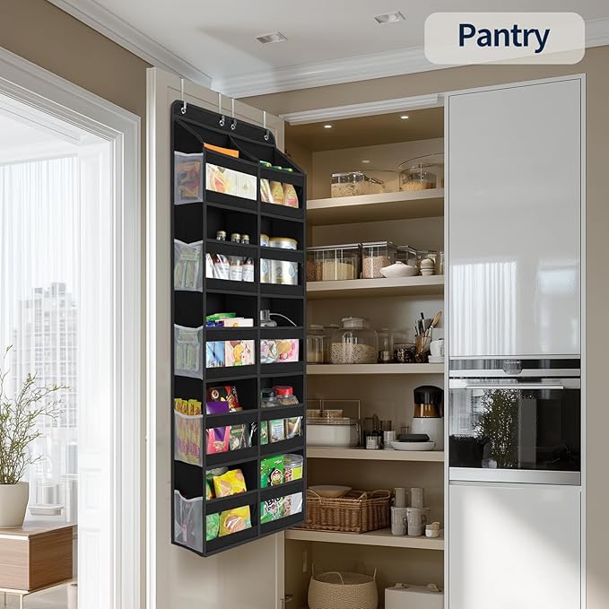 Yecaye 5-Tier Over The Door Organizer Dual-Column, 80lbs Load Over The Door - Image 8