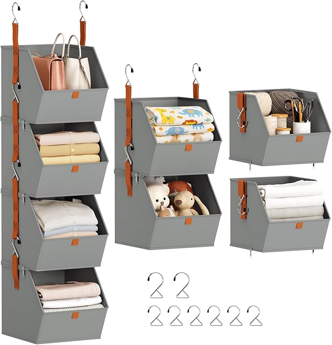 Hanging Closet Organizer 4 Tier by Homsorout