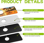 Kitchen Sink Splash Guard Faucet Mat Super Absorbent Fast Drying Mat Guard - Image 4