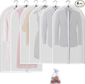 Garment Bags for Hanging Clothes, 6 Pack by MsKitchen
