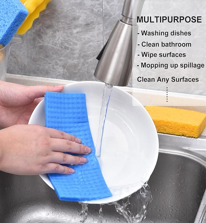 METUUTER 10 Packs Swedish Dishcloths - Image 3