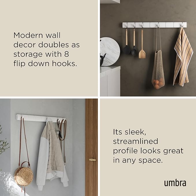Umbra Flip Wall-Mounted Coat Rack - Image 4