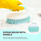 3 Pack Bathroom Scrub Brush Set, Heavy-Duty Scrub Brushes - Image 2