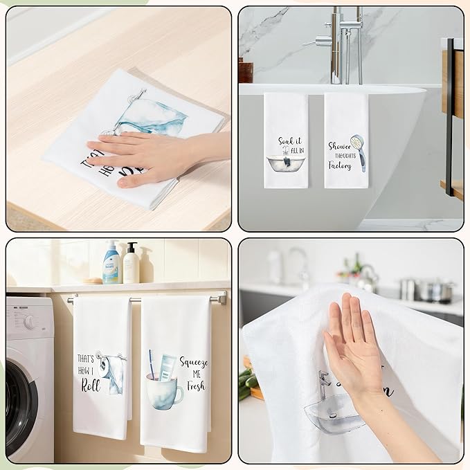 GROBRO7 Funny Sayings Hand Towel - Image 7