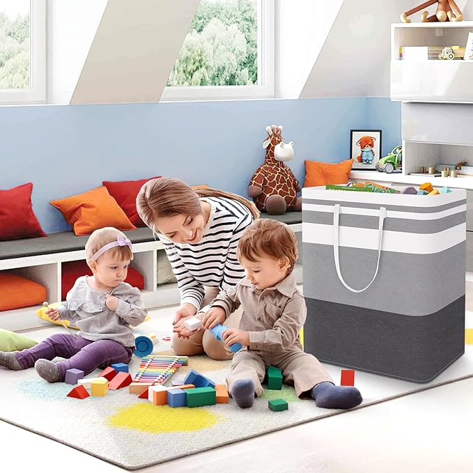 StorageRight Laundry Basket Hamper Large Collapsible Laundry Hamper - Image 7