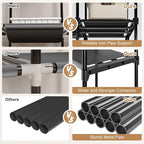 Portable Closet, Freestanding Wardrobe Closet Organizers and Storage, Open - Image 5