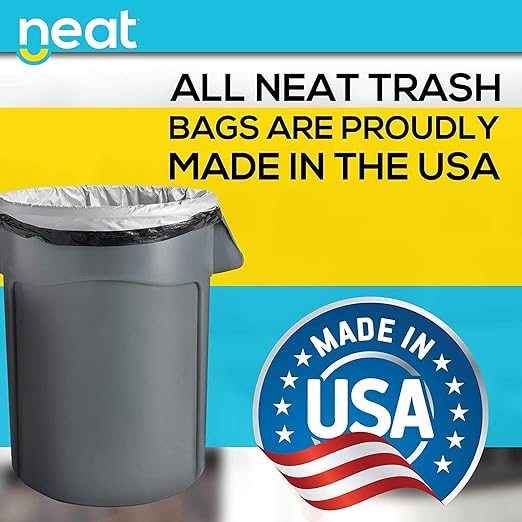Neat Tall Kitchen 30 Gallon Drawstring Trash Bags - Image 3