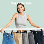 30 Pack Hanger Clips, 2.6 Inch Plastic Clothes Pins, Heavy Duty Hanger Clips - Image 2