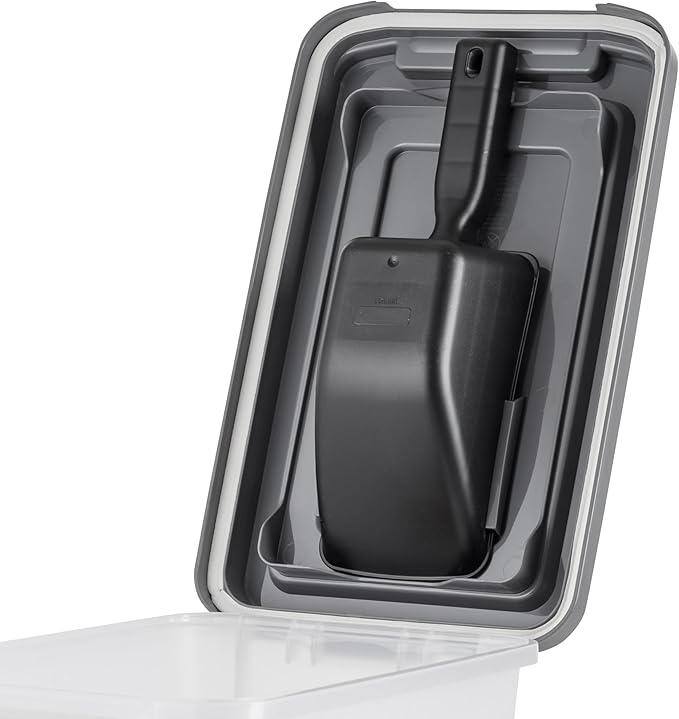 IRIS USA Dog Food Storage Container, Airtight Lid, 2-Cup Scoop, Versatile Pet - Image 9