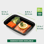 Freshware Meal Prep Containers 1 Compartment Food Storage Containers - Image 4