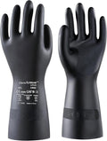 Heavy Duty Rubber Safety Work Gloves, Chemical Resistant Latex Gloves by antools