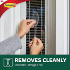 Command Outdoor Medium Clear Wall Hook, 5 Hooks and 6 Strips, Damage-Free - Image 6