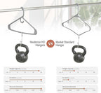 NEATERIZE Ultra Heavy Duty Plastic Clothes Hangers - Image 5