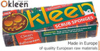 Black & Orange Multi Use Scrub Sponges. Made in Europe. 18 Pack, 4.3x2.8x1.4 - Image 2