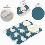 Super Absorbent Dish Drying Mat, Microfiber 23 Fast-Drying Dish Mat, Kitchen - Image 4