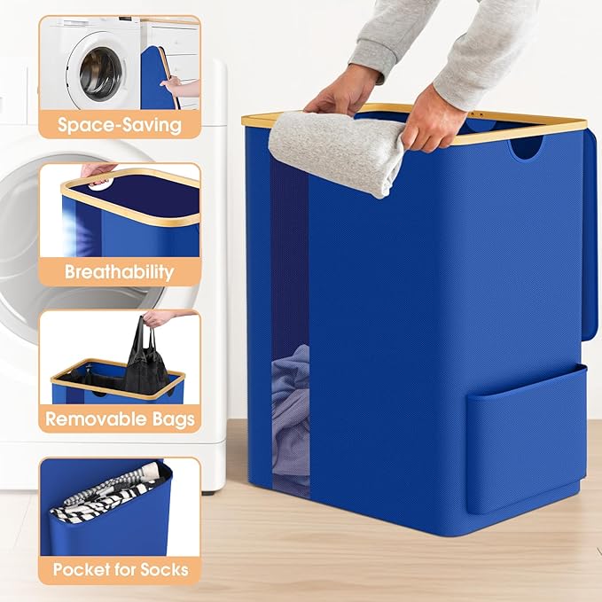 Laundry Basket Clothes Hamper - Image 4