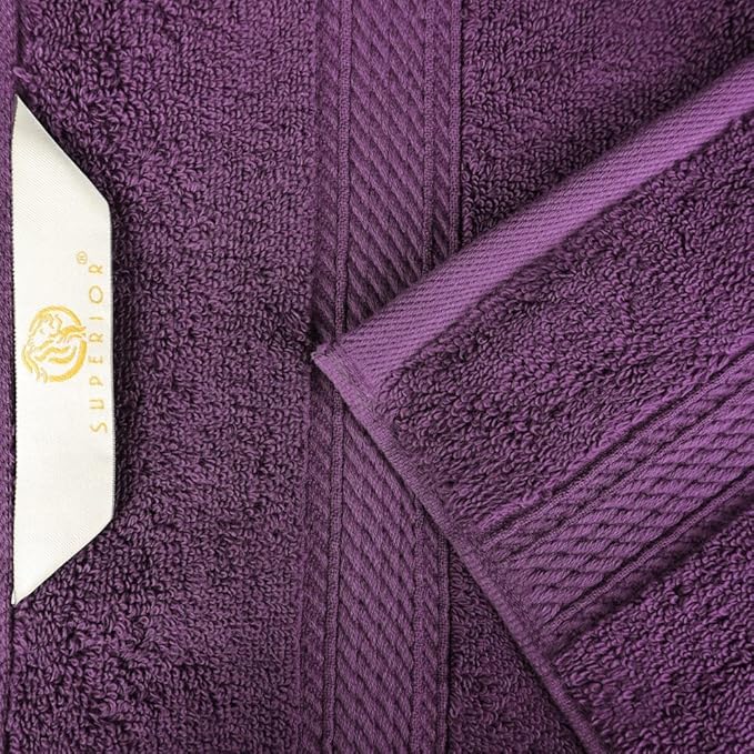 SUPERIOR Egyptian Cotton Pile 3 Piece Towel Set, Includes 1 Bath, 1 Hand - Image 6