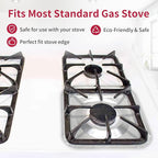 Aluminum Gas Stove Burner Covers -Thicker Foil Square Burner Liners - Image 6