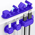 6 Pack Magnetic Cable Clips, Laitver Cord Organizer Holder Strong Adhesive Desk by Unknown
