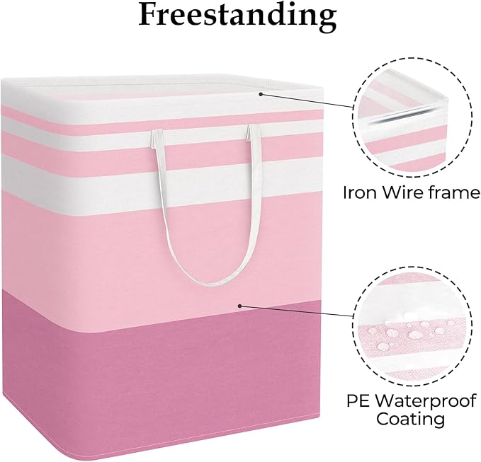 StorageRight Large Collapsible Laundry Basket Hamper - Image 3