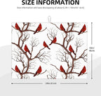 Winter Cardinal Birds Microfiber Dish Drying Mat - Image 4