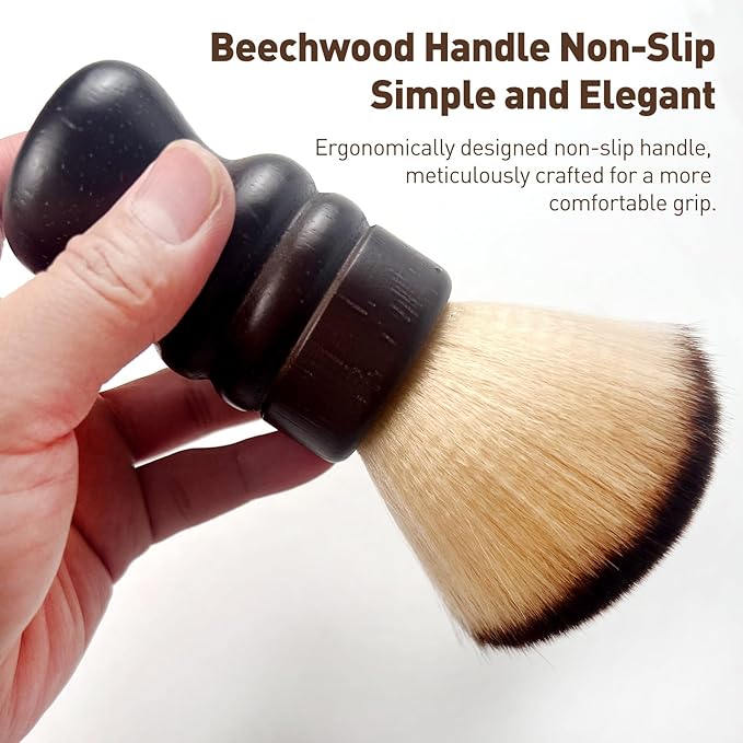 Large Neck Duster Soft Nylon Hair Barber Brush - Image 6