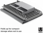Umbra Udry Dish Rack and Microfiber Drying Mat – Space-Saving Design Folds Up - Image 6