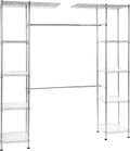 Amazon Basics Expandable Adjustable Metal Closet Organizer by AmazonBasics
