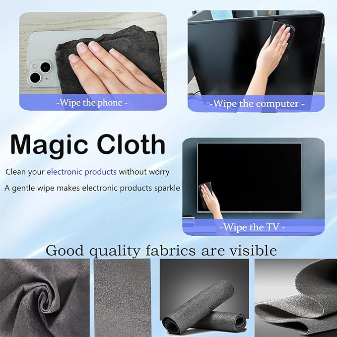 5 PCS 11×11 Inches New Real Magic Cloth Thickened Magic Cleaning Cloth - Image 4