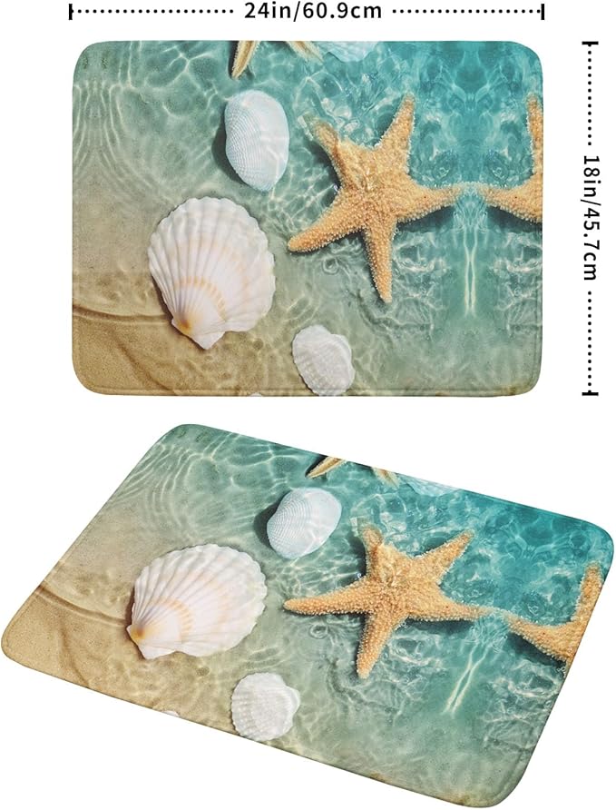 Summer Beach Style Dish Drying Mat - Image 2
