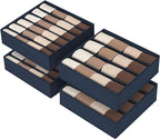 Joyoldelf Sock Drawer Organizer Divider 4 Packs Underwear Organizer, 2 x 24 - Image 8