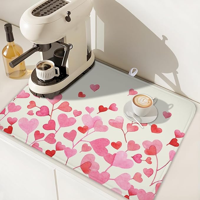 Valentine's Day Dish Drying Mat - Image 7